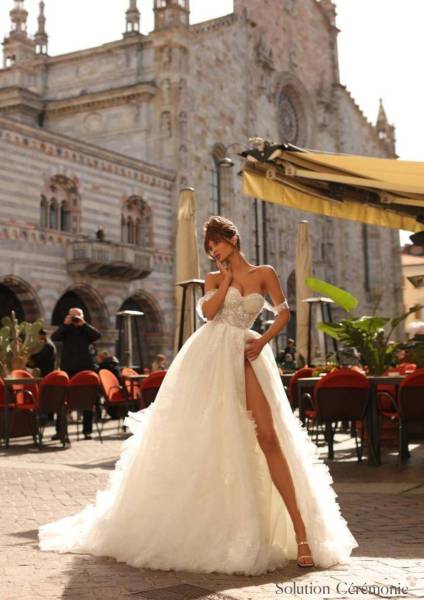Robe de mariée princesse champêtre Marseille