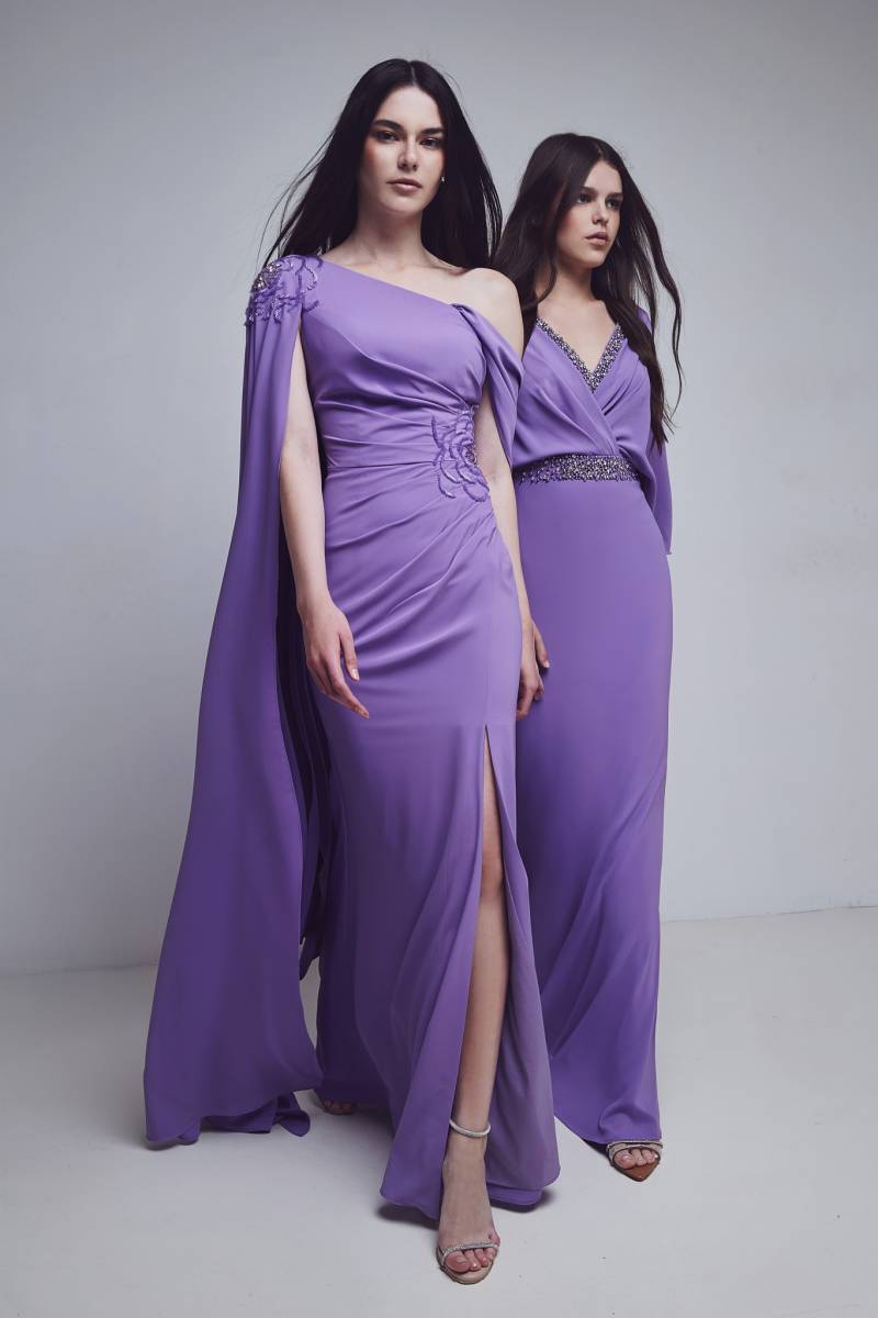 Robe longue haute couture pour la mère du marié à Marseille