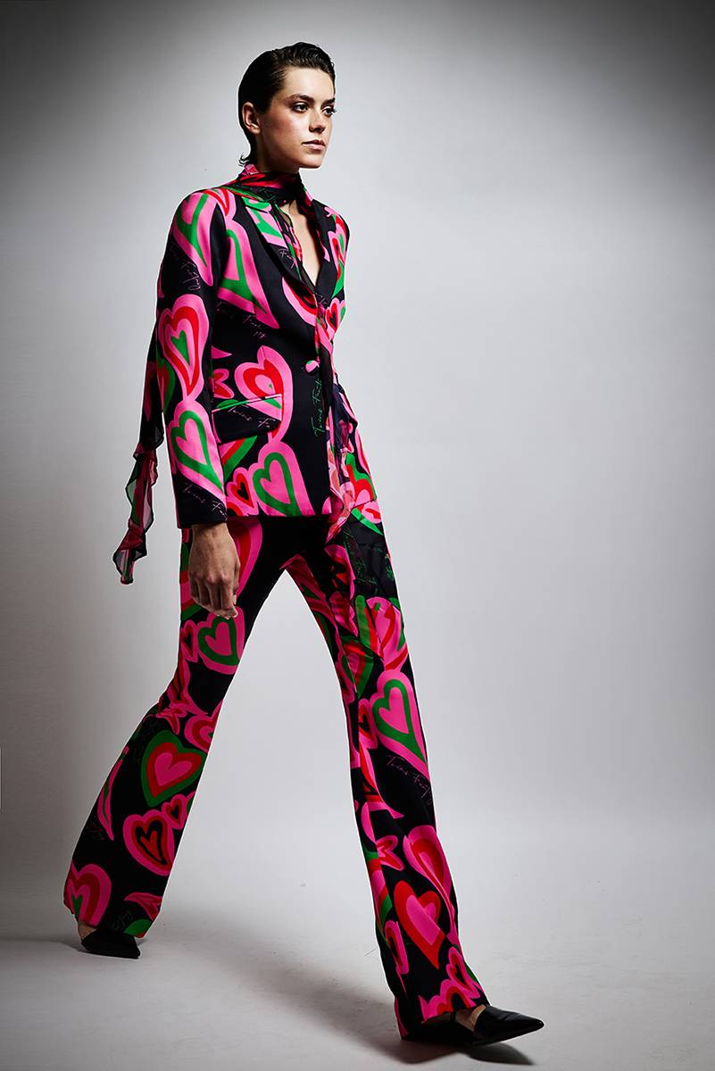 Ensemble de costume 2 pièces imprimé coloré Marseille