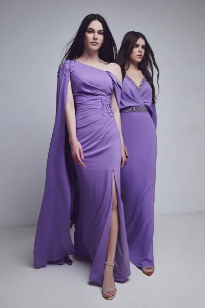 Robe longue haute couture pour la mère du marié à Marseille