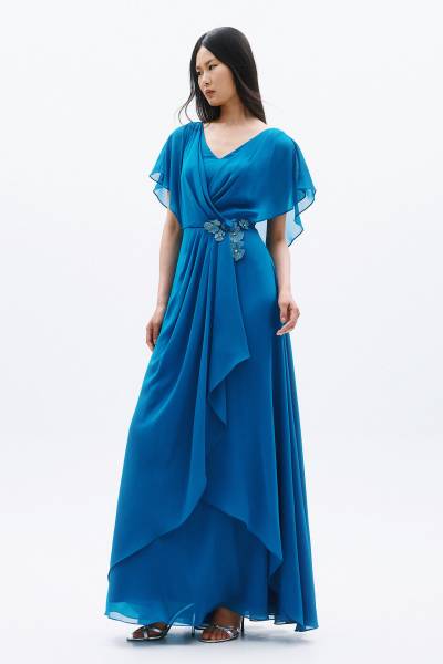 Robe longue de soirée pour le mariage de mon fils dans le centre ville de Marseille 13001