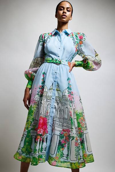 Robe pour la mère de la mariée avec manches longues à Marseille